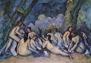 Paul Cezanne Bathing Women Sweden oil painting artist